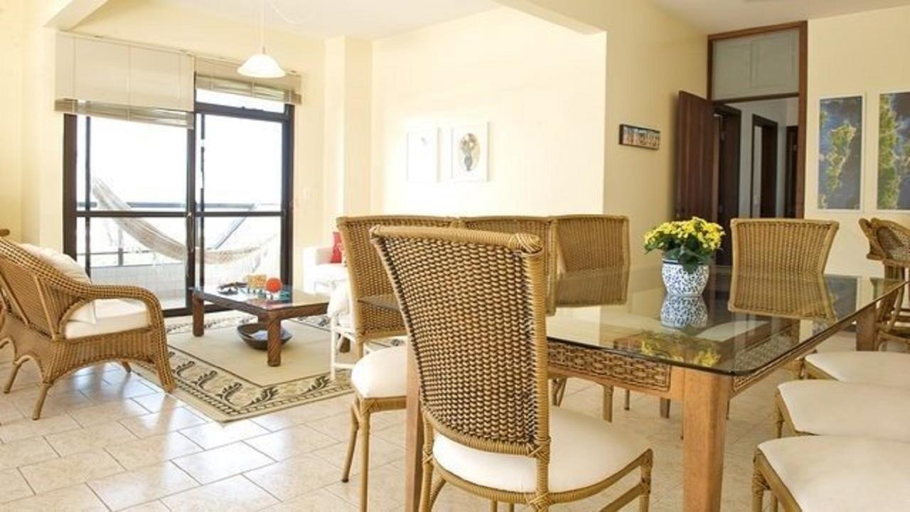 Ferienwohnung Linda Cobertura Frente Mar Com Piscina Privativa E Pe Na Areia! Florianópolis Exterior foto