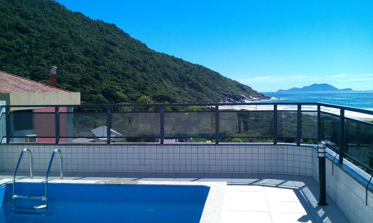 Ferienwohnung Linda Cobertura Frente Mar Com Piscina Privativa E Pe Na Areia! Florianópolis Exterior foto